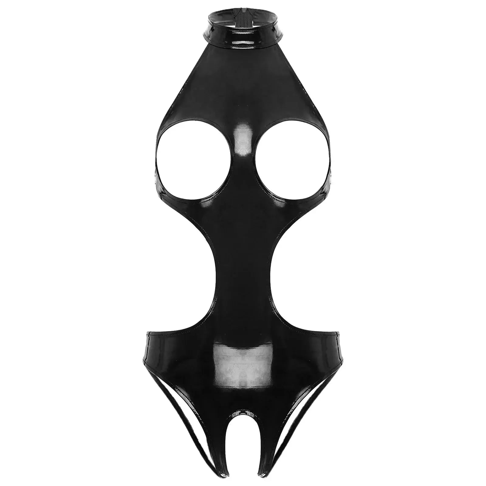 Open Cup Leather Bodysuit Lacy0301 Other