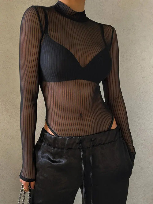 Sheer Sensation Bodysuit Lavah Intimates