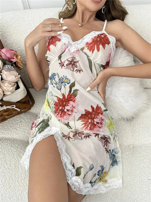 Falling Just As Hard Nightdress LacyNighty Sleeping Wear