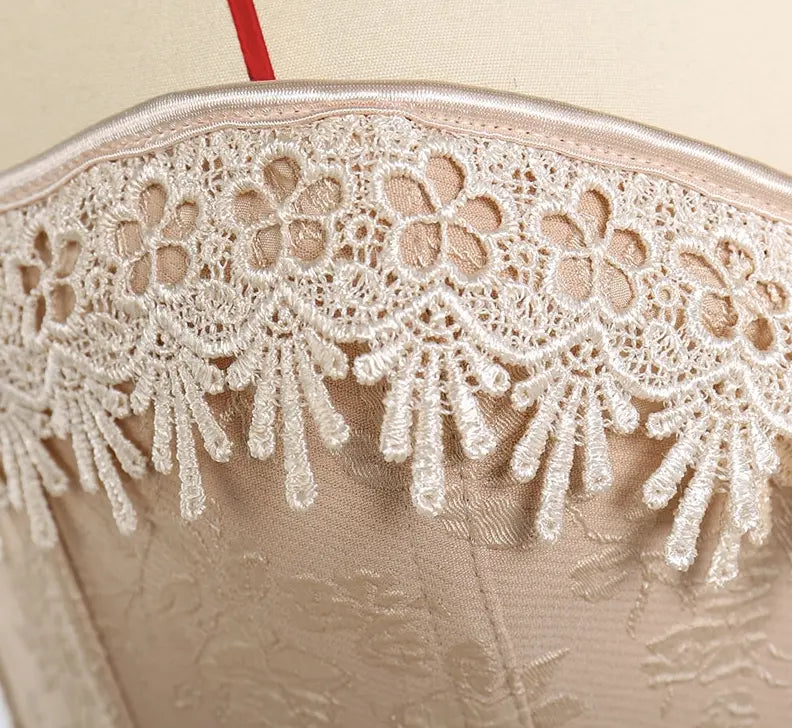 LacyNighty™ Model CT404 LORETTA LACE LINGERIE OVERBUST CORSET