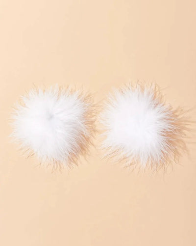 LacyNighty™ Faux Fur Pasties Lavah Intimates pasties