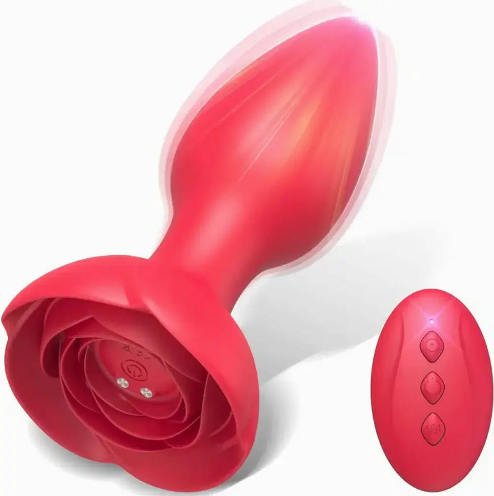 LacyNighty™ Rose Remote Control Vibrating Stimulator Lavah Intimates