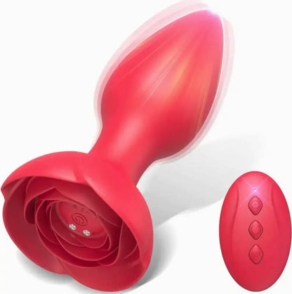 LacyNighty™ Rose Remote Control Vibrating Stimulator Lavah Intimates