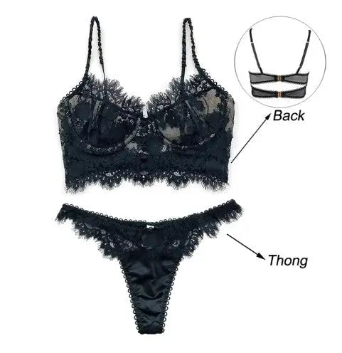 Free Falling Bra Set CINOON Official Store Lingerie & Intimates