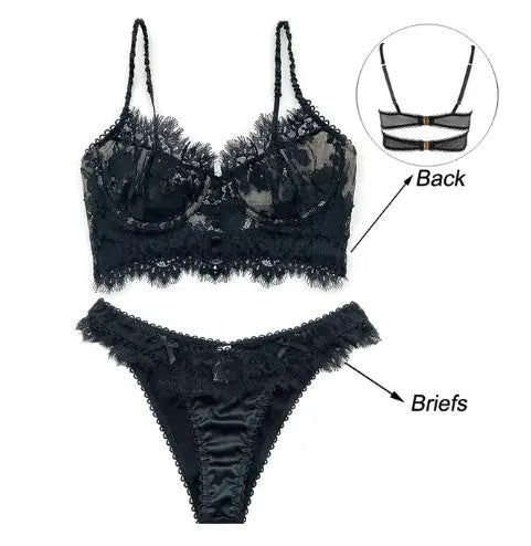 Free Falling Bra Set CINOON Official Store Lingerie & Intimates