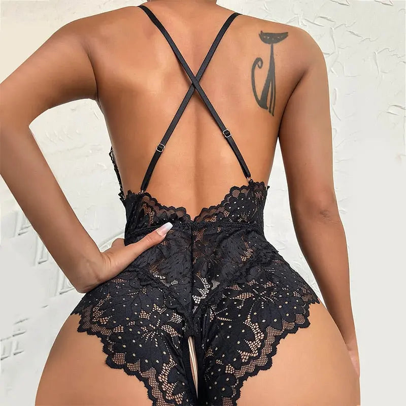 LacyNighty™ Model LT259 LQYCSX Official Store Lace Teddy