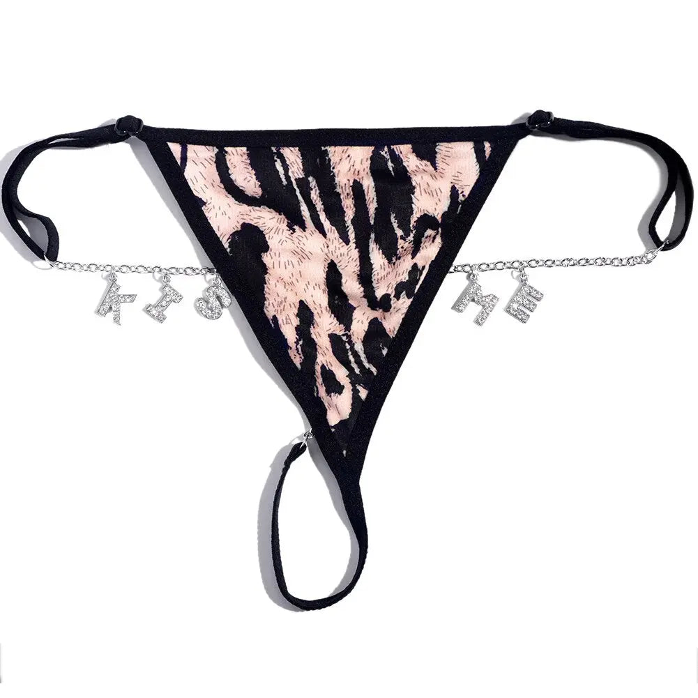 LacyNighty™ Naughty Whispers Lace Thong CARAQUET g-string