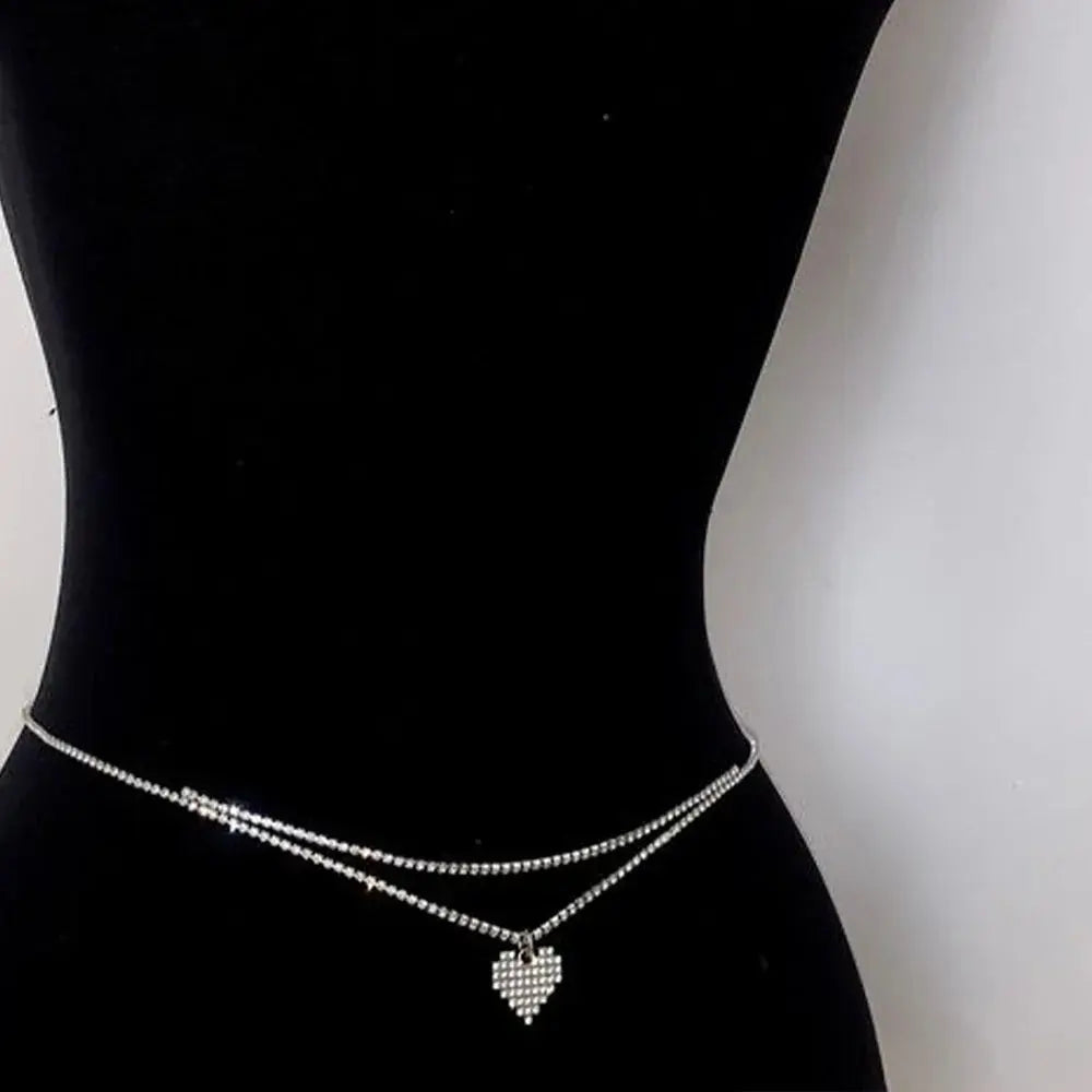 LacyNighty™ A Heart To Break Belly Chain Maimoco Body Jewelry