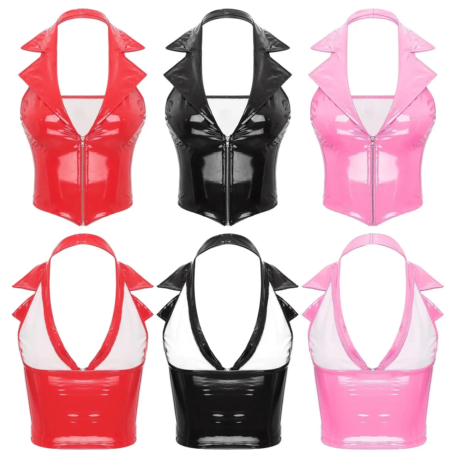 Leather Crop Tops Lacy0301 Other