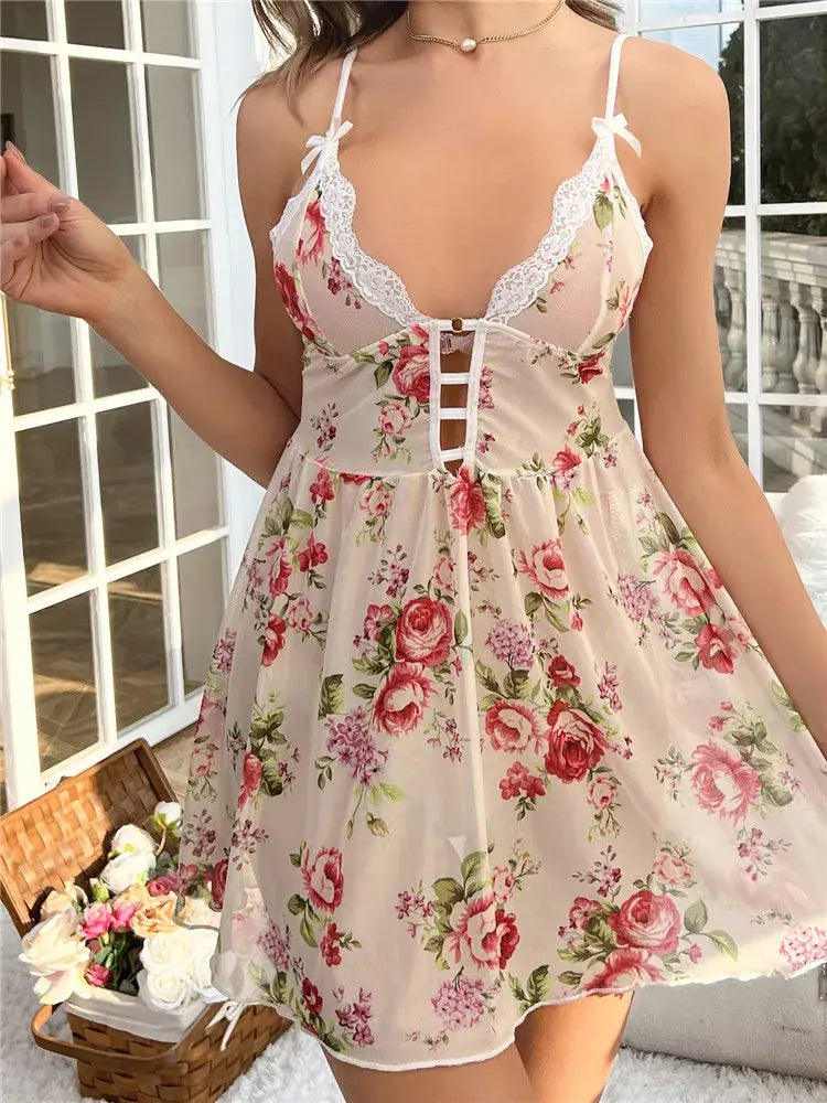 Tearing Me Apart Nightdress LacyNighty Sleeping Wear