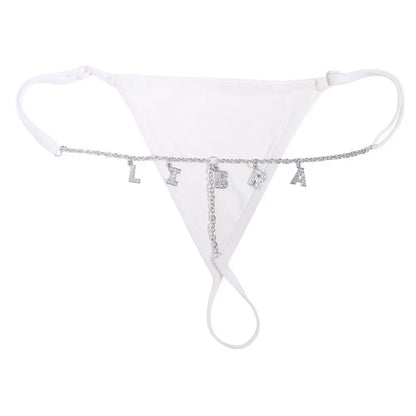 LacyNighty™ Naughty Whispers Lace Thong CARAQUET g-string