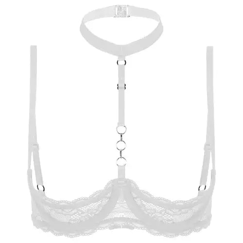 LacyNighty™ Halter Neck Open Bra GHALLAS Other