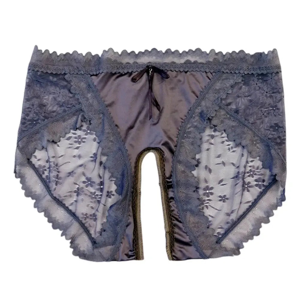 See My Perspective Crotchless Briefs LacyNighty Panties