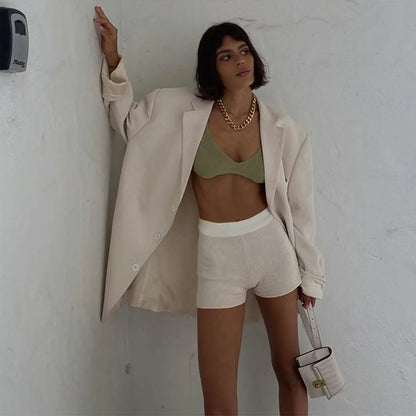 Elle Ribbed Shorts Lavah Intimates shorts