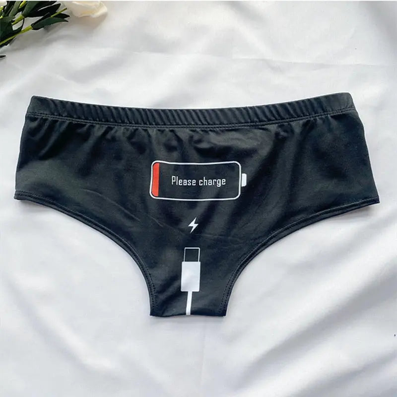 Charge Me Up Please Briefs Fan·Sweet Official Store Panties