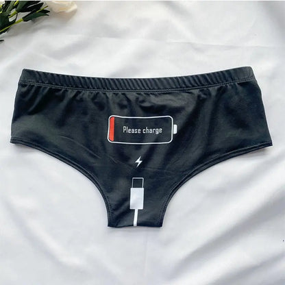 Charge Me Up Please Briefs Fan·Sweet Official Store Panties