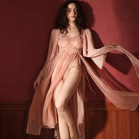 Somewhere Too Far Nightdress Exotic Show Store Sleeping Wear