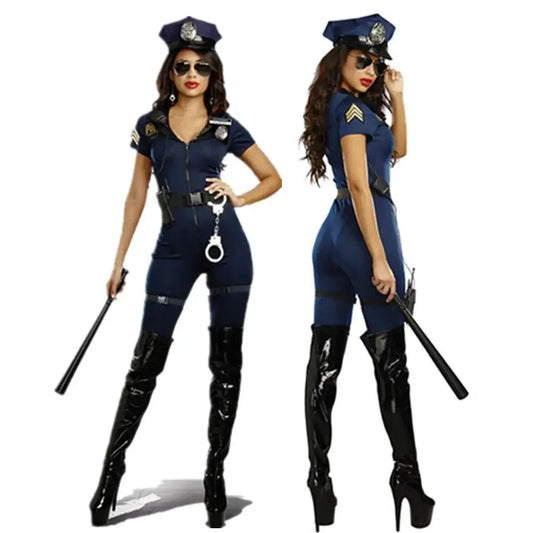 Women's Police Costume Lacy