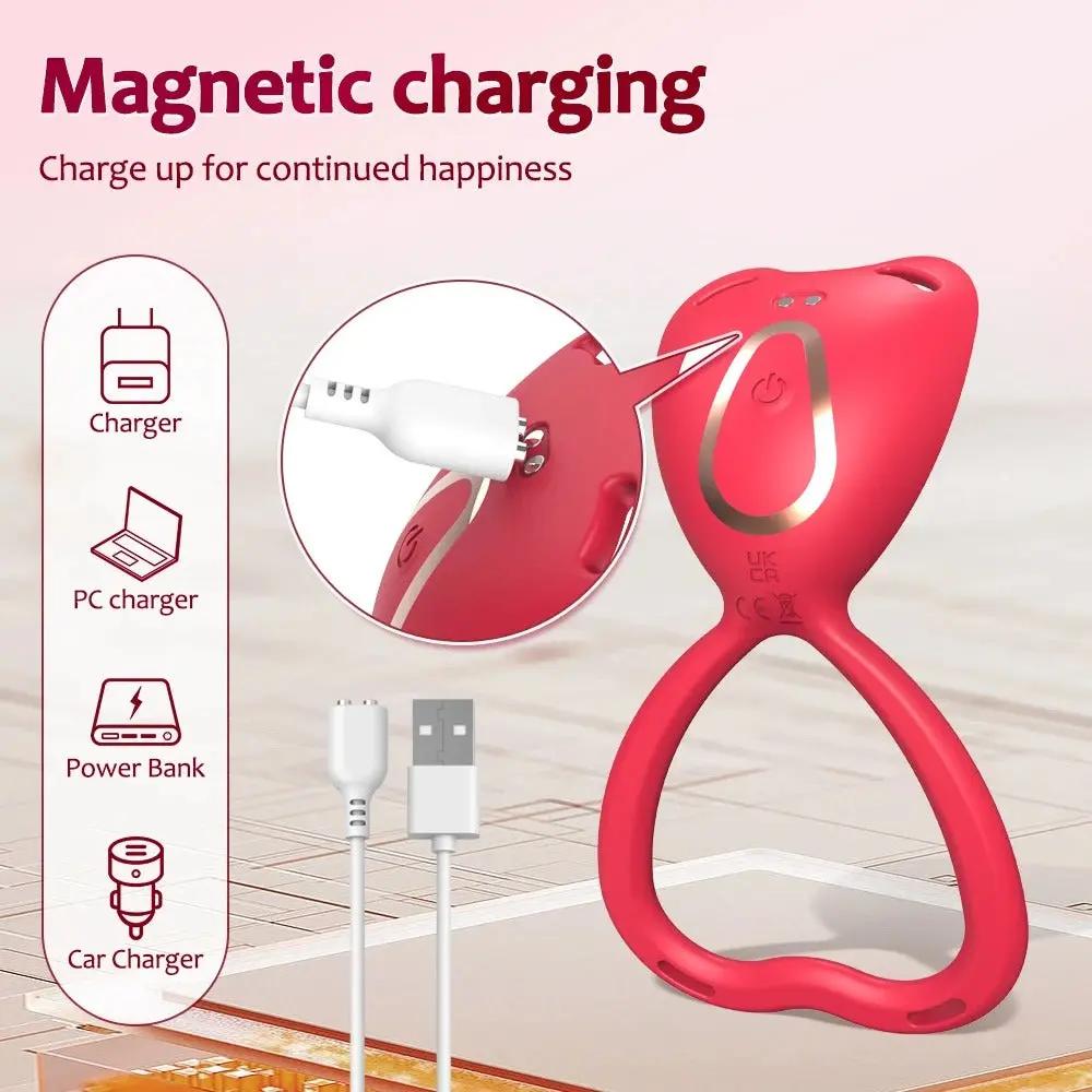 💥2025 VIBELOCK Pro Magnetic Pleasure Ring Nighty