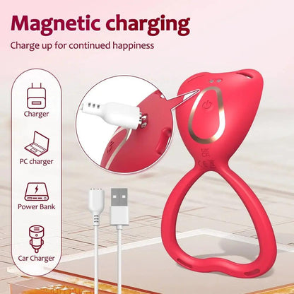 💥2025 VIBELOCK Pro Magnetic Pleasure Ring Nighty