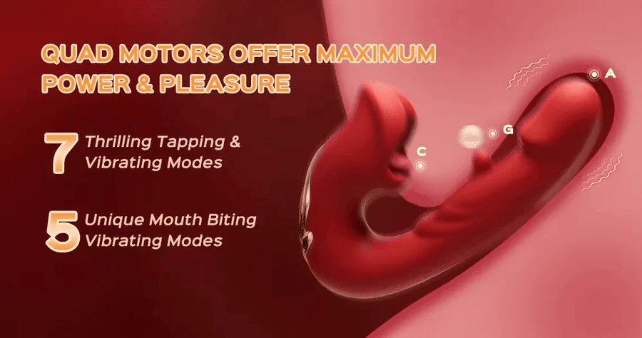 💥2025G Helios Spot Vibrator: 7 Modes for Clitoral Stimulation, Thrusting Dildo & Anal Play Nighty