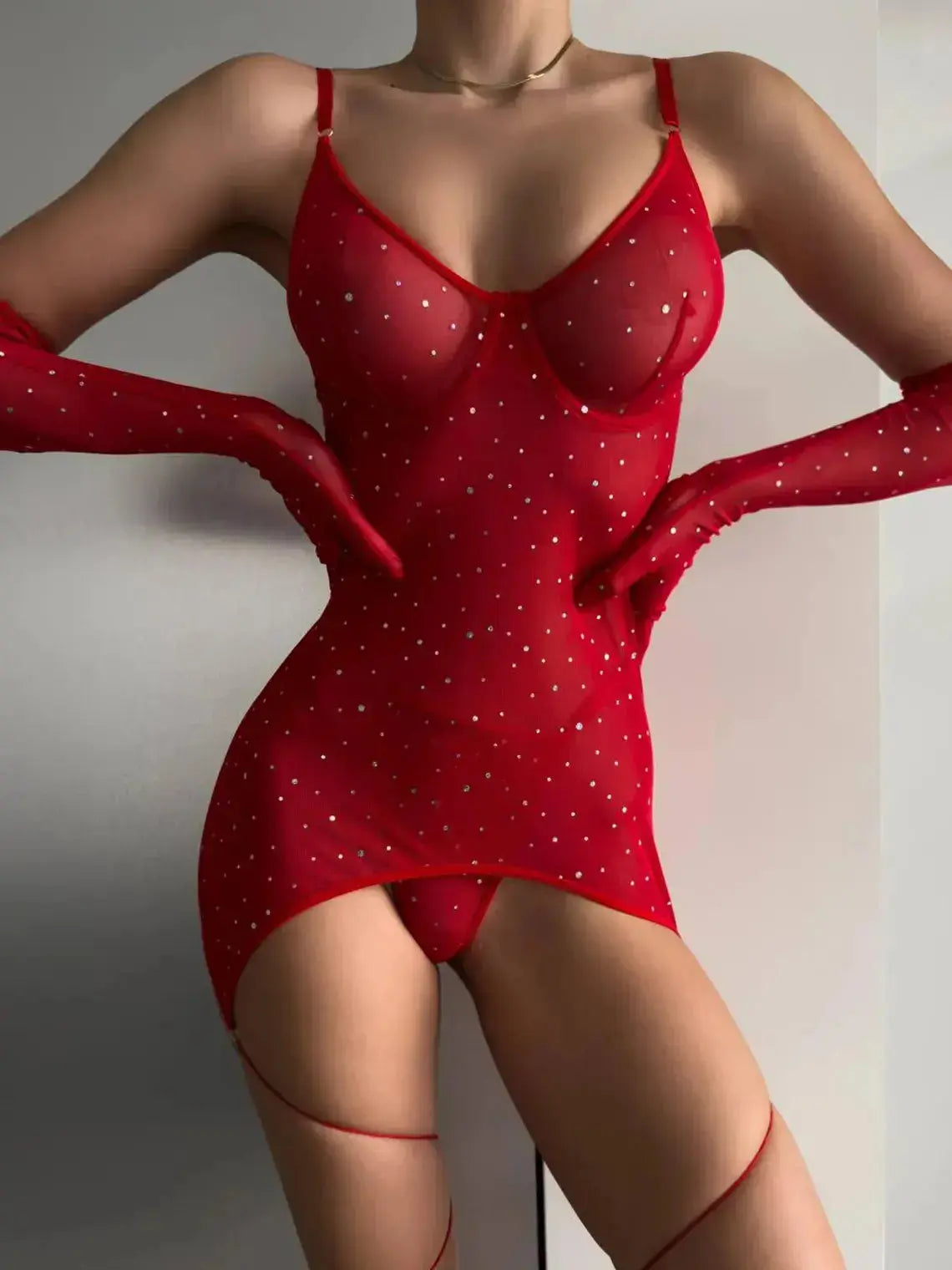 Natalia Lingerie Set Lacy Nighty