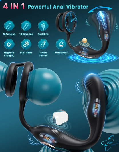 💥 2025 Limited 70% OFF 🔥 7-Mode Wiggling Prostate & Anal Massager LACYMATE®