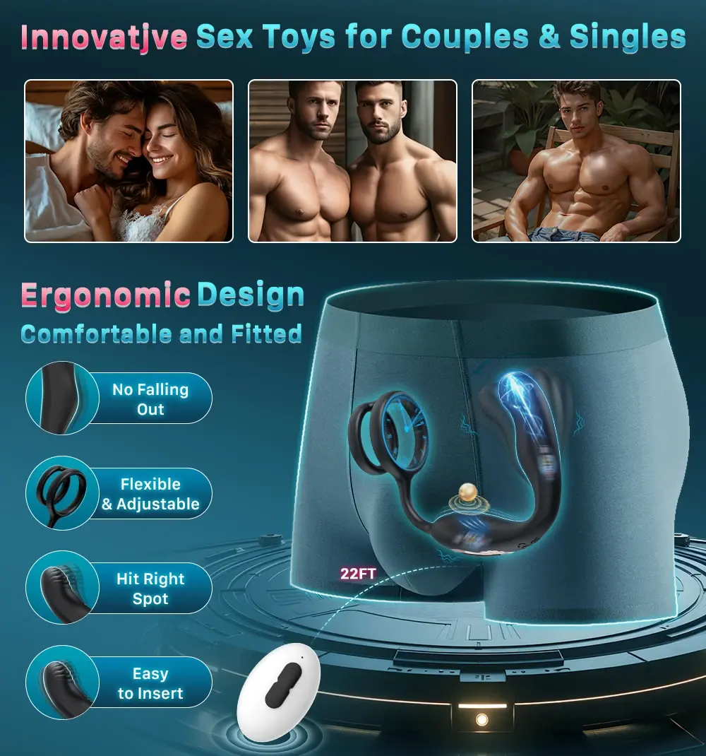 💥 2025 Limited 70% OFF 🔥 7-Mode Wiggling Prostate & Anal Massager LACYMATE®