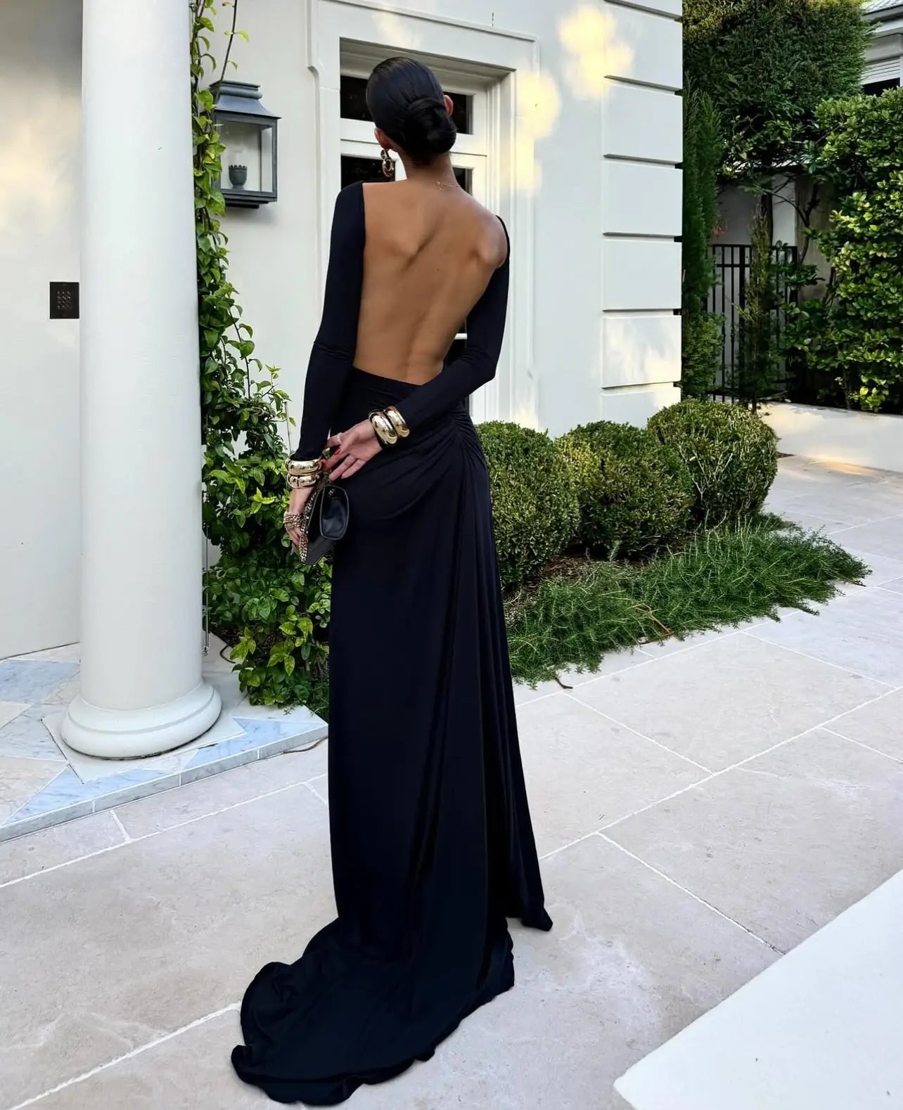 Sheer Backless Dress Lacy Nighty