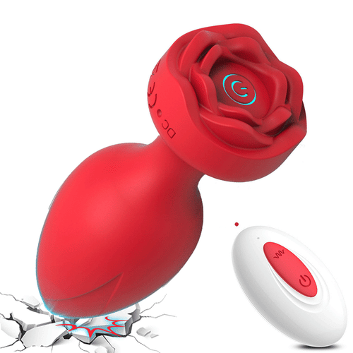 LacyNighty™ Rose Remote Control Vibrating Stimulator