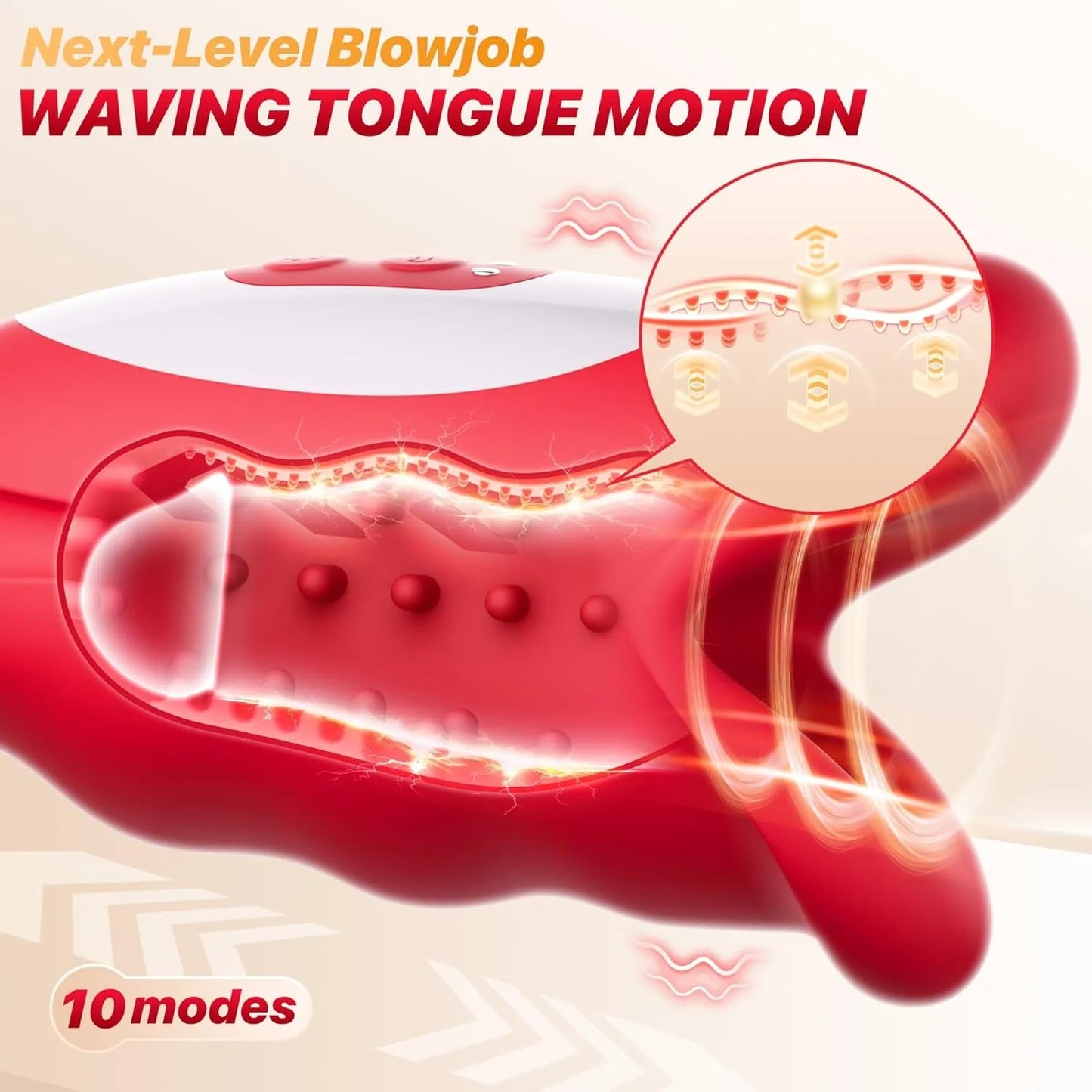2025 Men's Fun Big Mouth, 4 in 1 pen!s vibrator