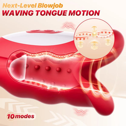 2025 Men's Fun Big Mouth, 4 in 1 pen!s vibrator