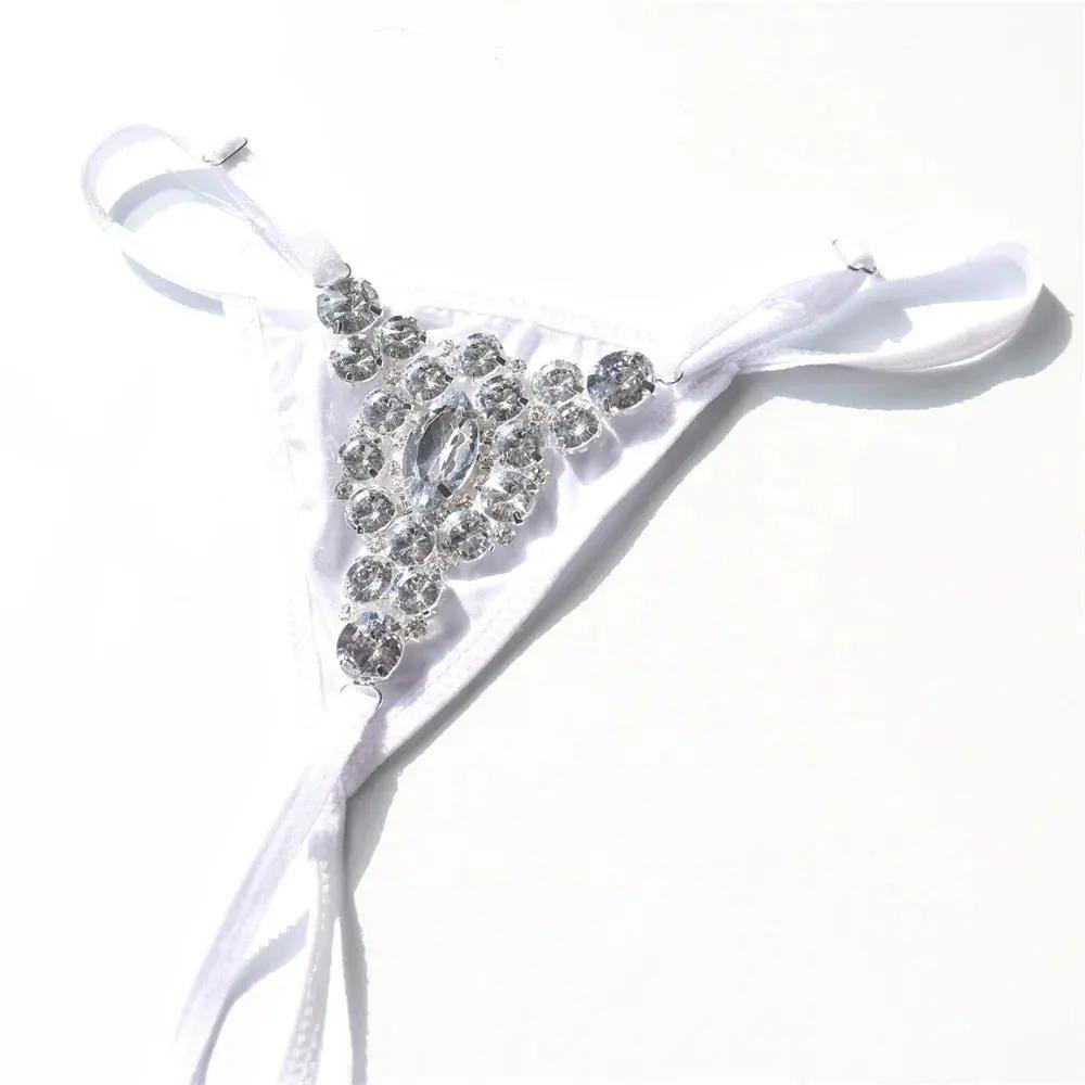 LacyNighty™ Rhinestones Thong LacyNighty Panties