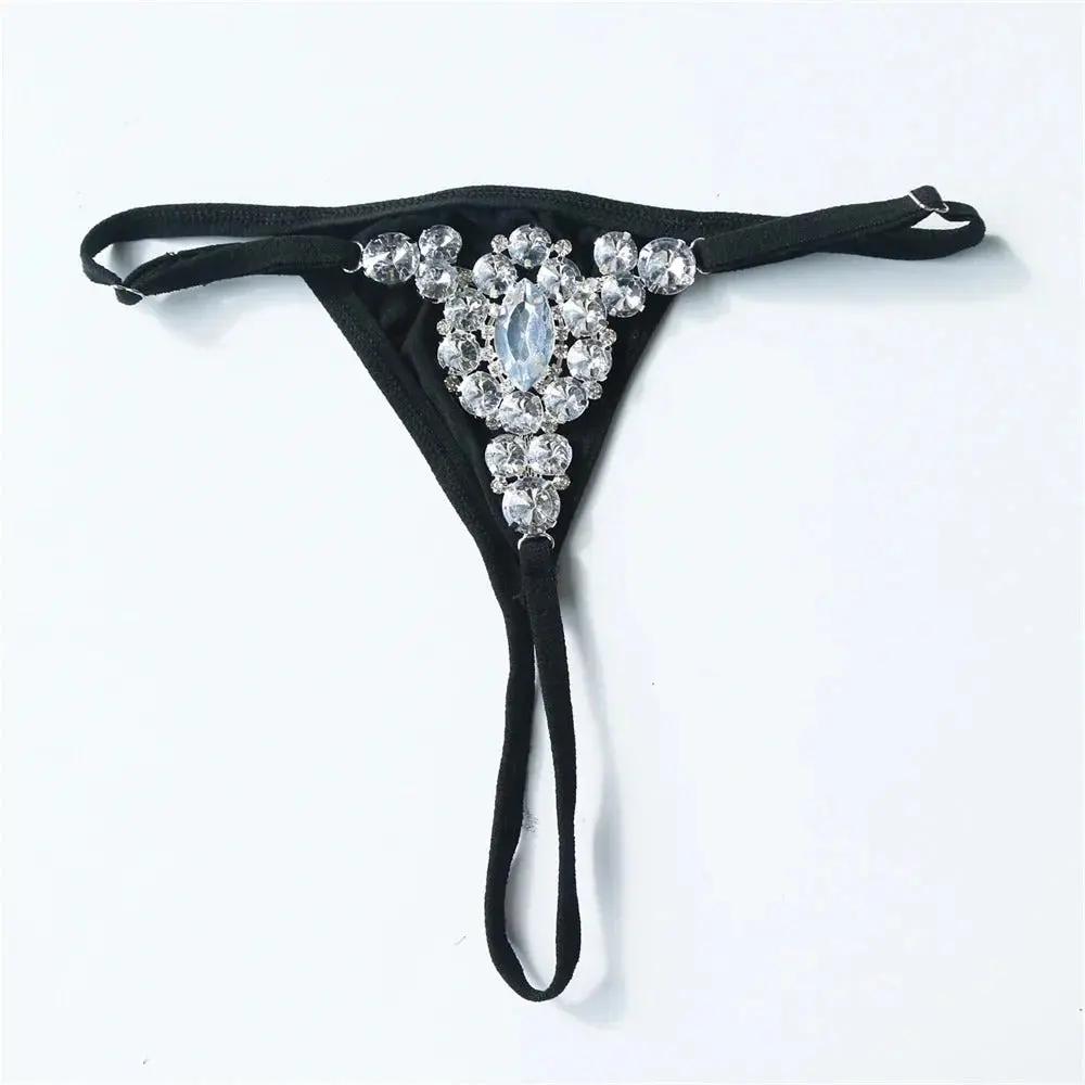 LacyNighty™ Rhinestones Thong LacyNighty Panties