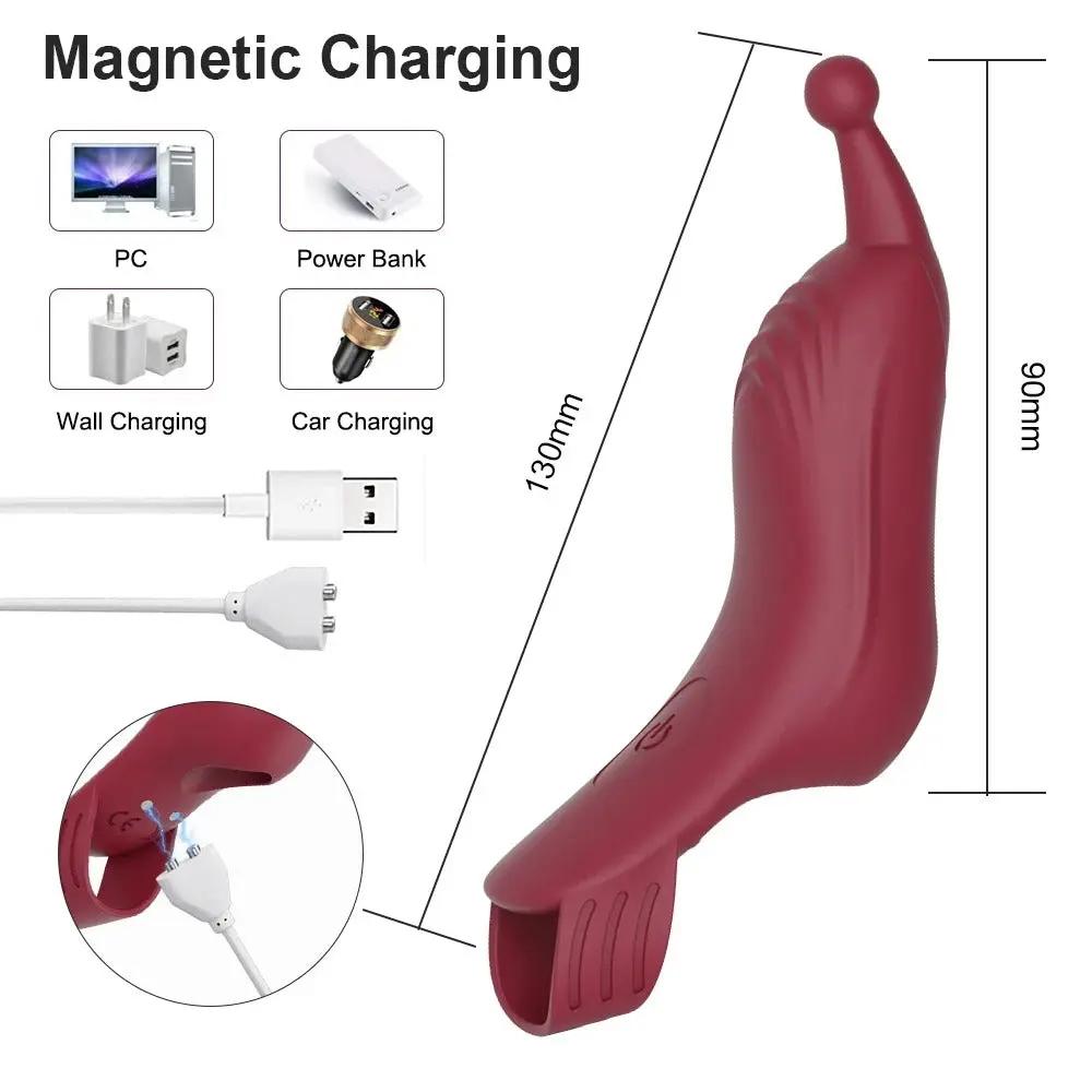 💥 2025 Limited 70% OFF 💦 + FINGROOVE ShockWave G-Spot Finger Vibrator Nighty