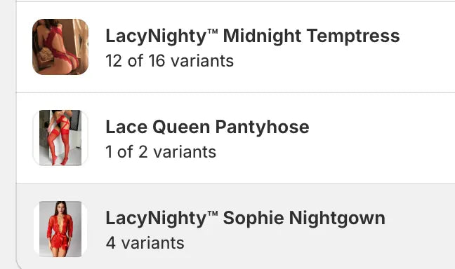 Romantic Night Bundle Lacy Nighty