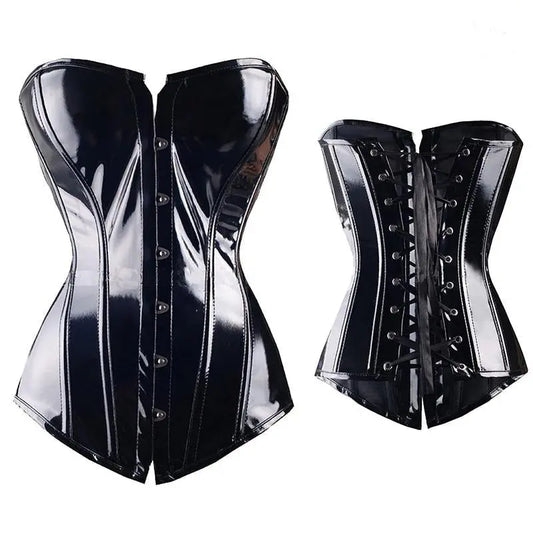 LacyNighty™ Model CT421 LORETTA LACE LINGERIE OVERBUST CORSET
