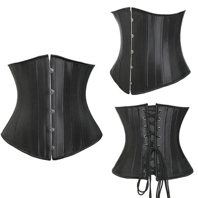 LacyNighty™ Model UC606 LORETTA LACE LINGERIE Underbust Corset