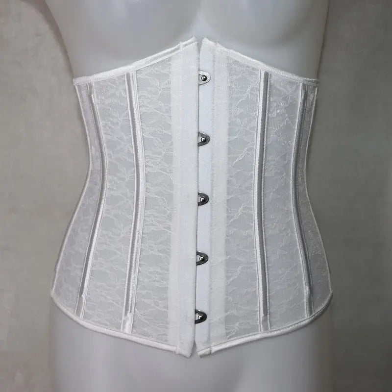 LacyNighty™ Model UC616 LORETTA LACE LINGERIE Underbust Corset