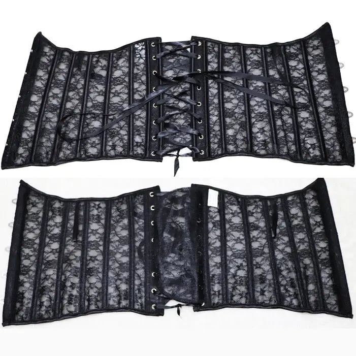 LacyNighty™ Model UC616 LORETTA LACE LINGERIE Underbust Corset