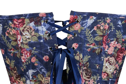 LacyNighty™ Model CT446 LORETTA LACE LINGERIE OVERBUST CORSET