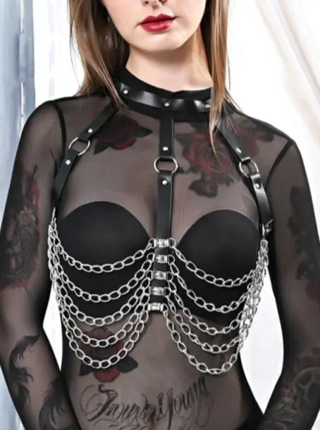 Model H418 LORETTA LACE LINGERIE Harness