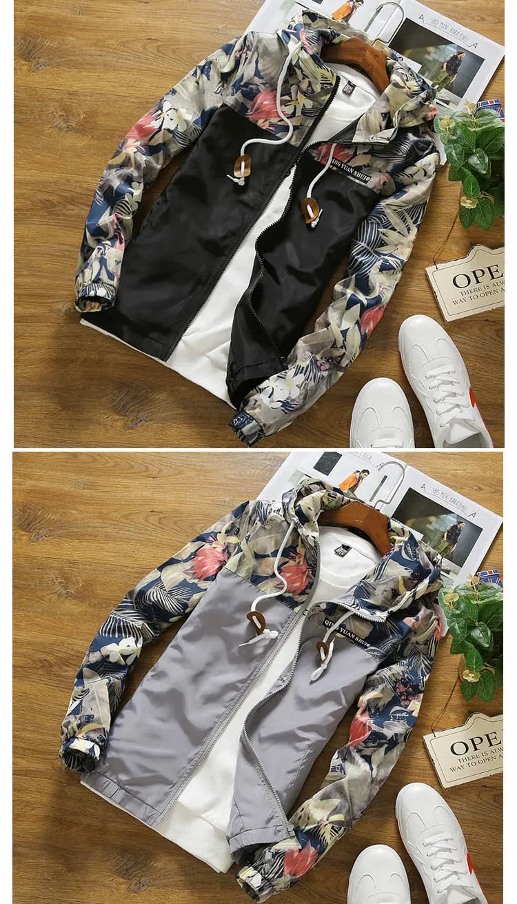 Floral Windbreaker Lacy0301Goth