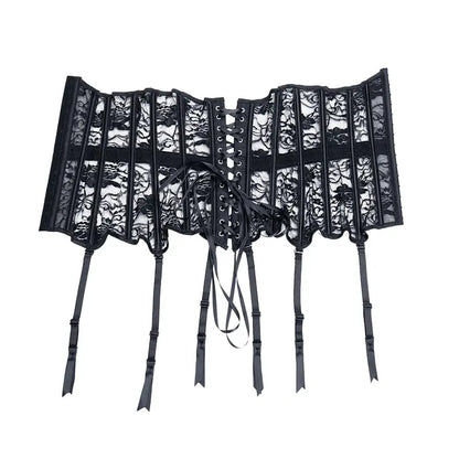 LacyNighty™ Model UC604 LORETTA LACE LINGERIE Underbust Corset