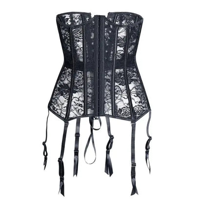 LacyNighty™ Model UC604 LORETTA LACE LINGERIE Underbust Corset