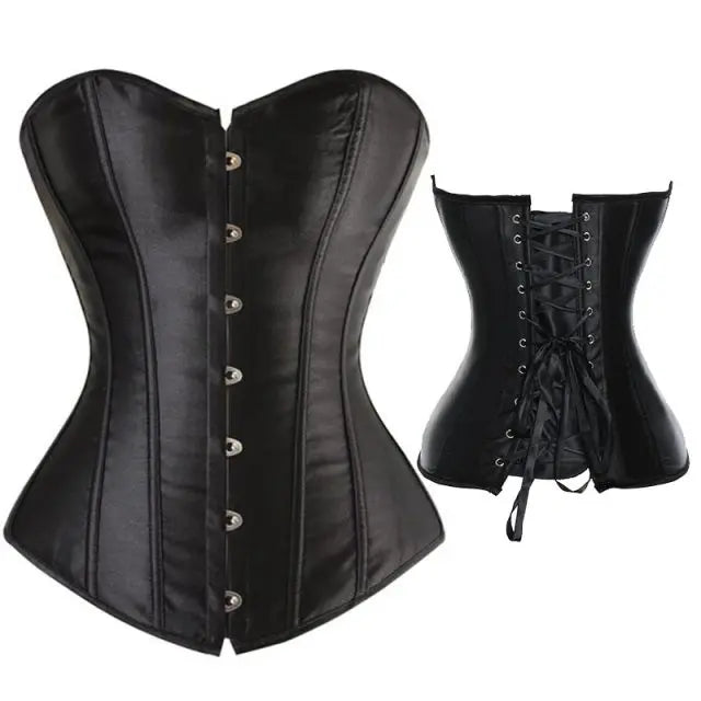 LacyNighty™ Model CT418 LORETTA LACE LINGERIE OVERBUST CORSET