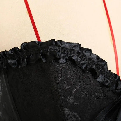 LacyNighty™ Model CD322 LORETTA LACE LINGERIE Corset Dress