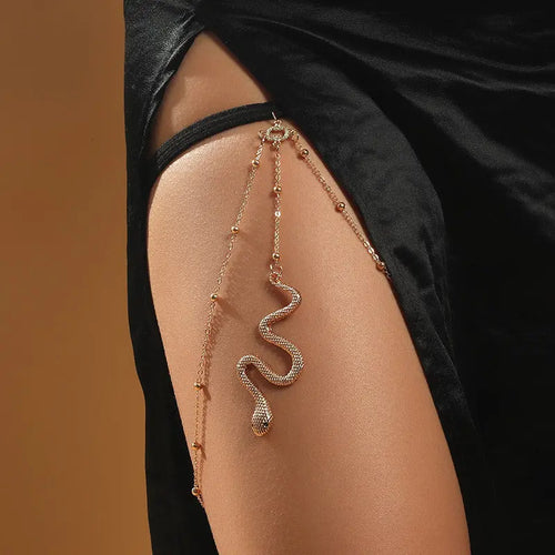 Snake Thigh Garter Chain Lavah Intimates body chain