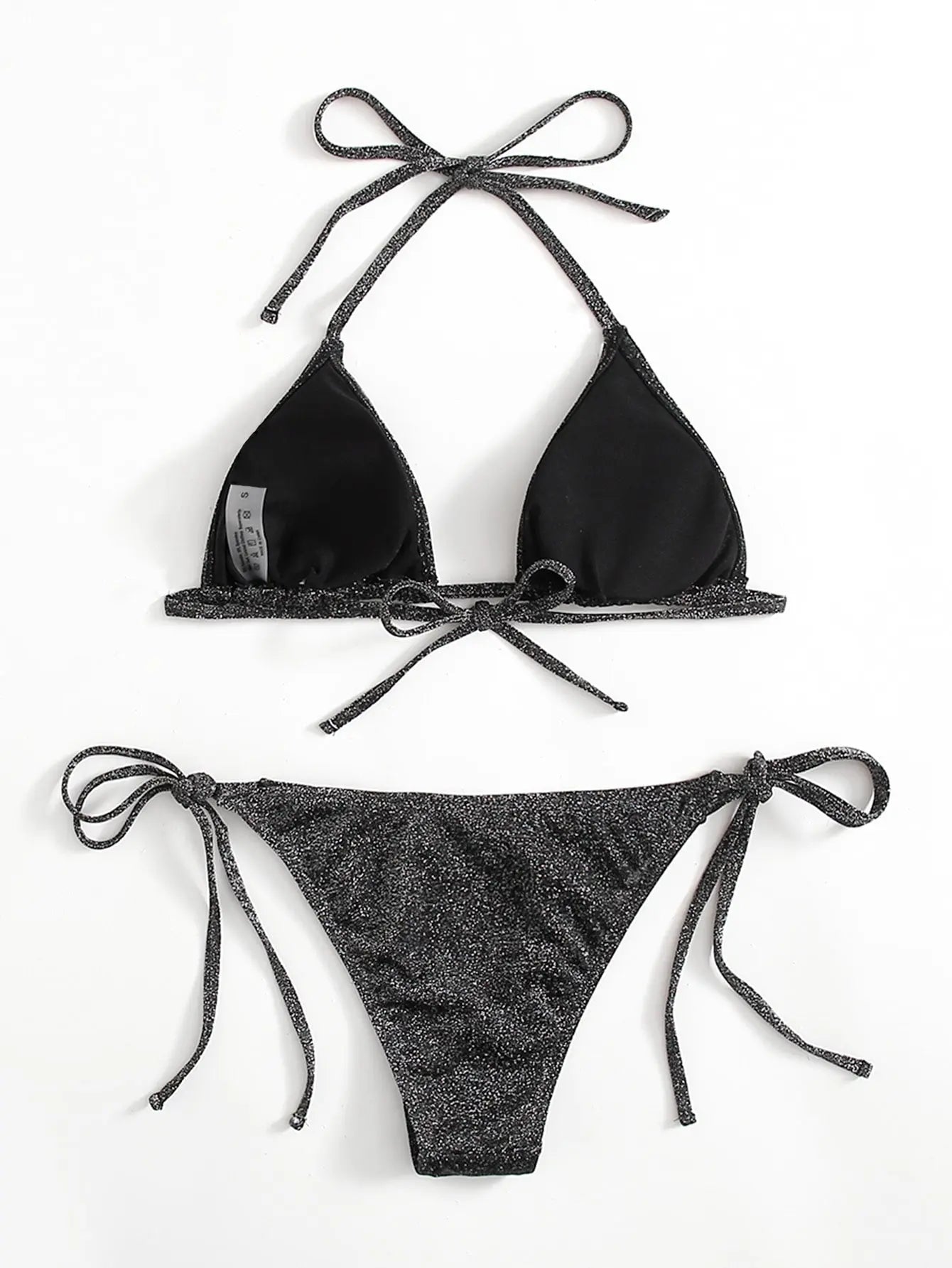 Glisten Bikini - Black Lavah Intimates bikini