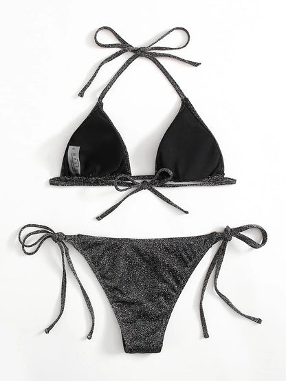 Glisten Bikini - Black Lavah Intimates bikini